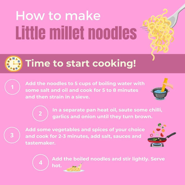 Little Millet Noodles | Vegan & Gluten Free | 150 g