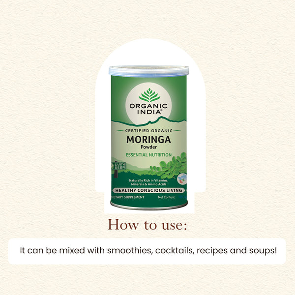 Organic India Moringa Powder | 100 g | Pack of 2