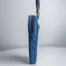 Upcycled Denim Mobile Sling Bag | Blue