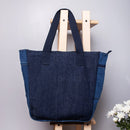 Upcycled Denim Tote Bag | Blue