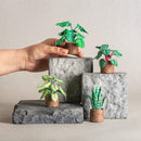 Miniature Paper Plant | Nature's Haven | Green | Set of 4