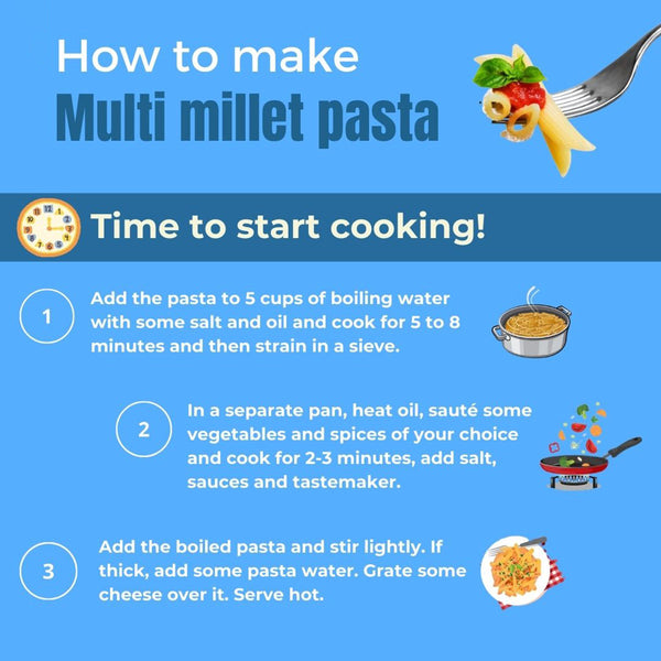 Multi Millet Pasta | Vegan & Gluten Free | 150 g
