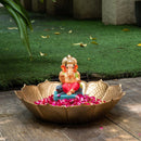 Ganesha Idol for Pooja Room | Eco Friendly Ganpati Idol | Clay | Siddhi Vinayak | 6 inches