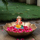 Lord Ganpati Idol | Eco Friendly Ganesh Idol | Clay | Shree Ganpati | 6 inches
