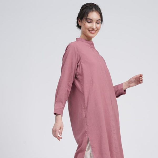 Organic Cotton Kurta Shirt for Women | Pink