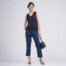 Modal Tencel Top & Pant Set for Women | Black & Navy