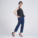 Modal Tencel Top & Pant Set for Women | Black & Navy