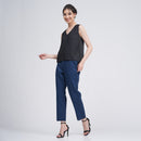 Modal Tencel Top & Pant Set for Women | Black & Navy