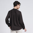 Full Sleeve Brown Shirt For Women | Lenzing Modal
