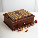 Wooden Holy Book Stand | with Drawer | Brown | 32 cm