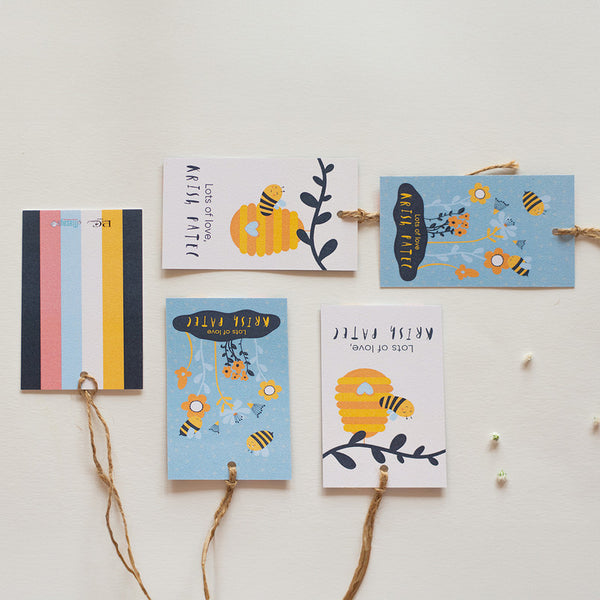 Paper Gift Tags | Pack of 10 | Navy Blue