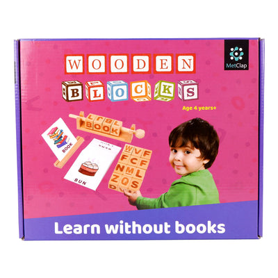 Wooden Blocks for Kids | Spellings Learning | Multicolour