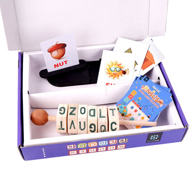 Wooden Blocks for Kids | Spellings Learning | Multicolour