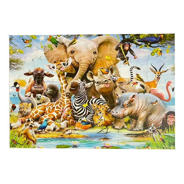 Jungle Jigsaw Puzzle Game for Kids | Multicolour