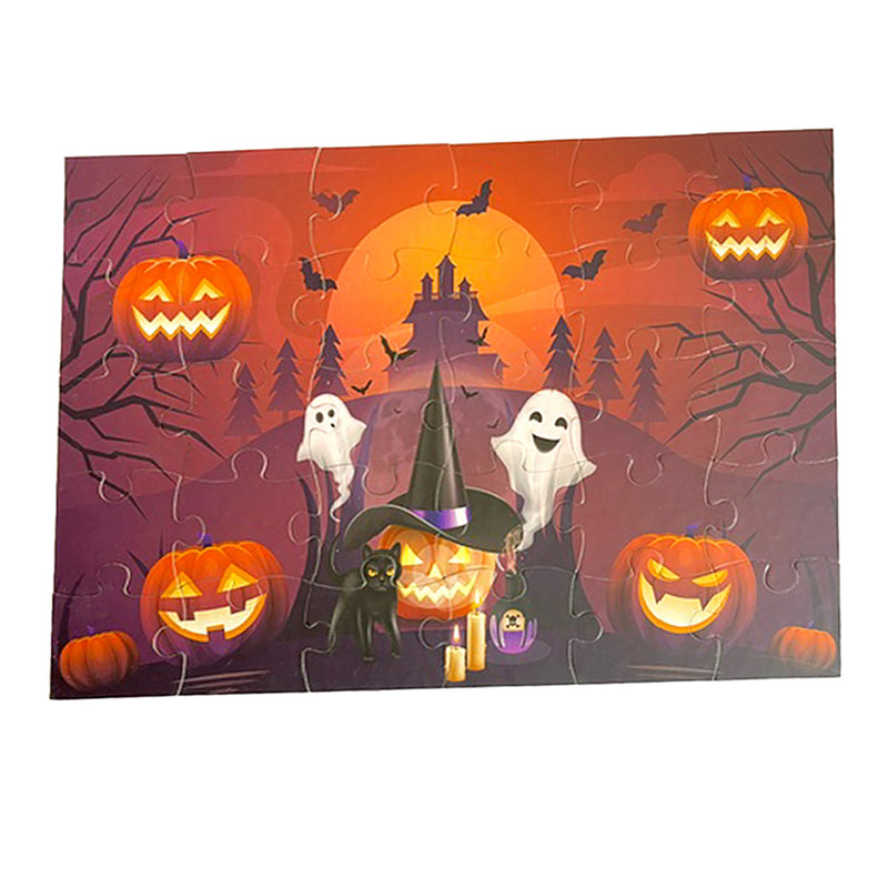 Spooky Jigsaw Puzzle Game for Kids | Multicolour