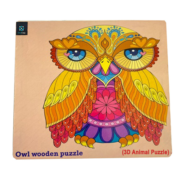 Wooden Toys for Kids | Owl Puzzle | Multicolour