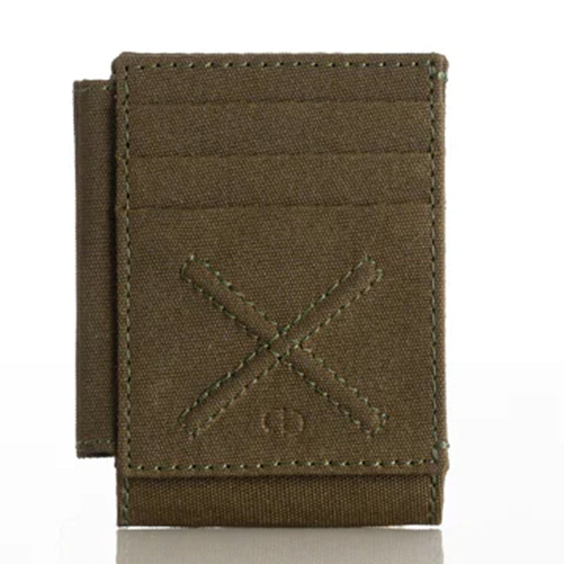 Canvas Bi-Fold Wallet for Men | Green