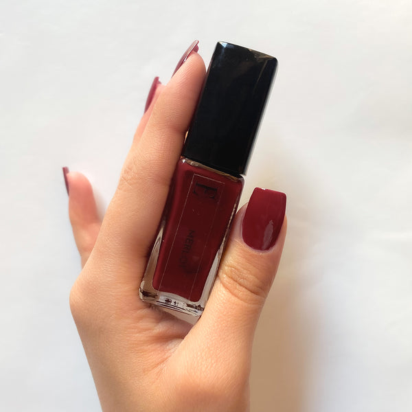 Maroon Nail Polish | Vegan | Merlot | 10 ml