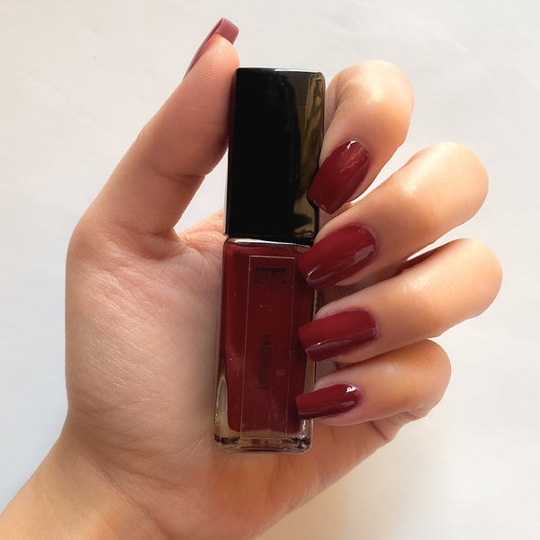 Maroon Nail Polish | Vegan | Merlot | 10 ml