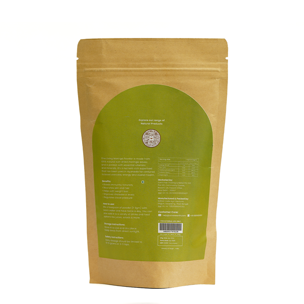 Natural Moringa Powder | 200 g | Boosts Immunity | Pack of 2