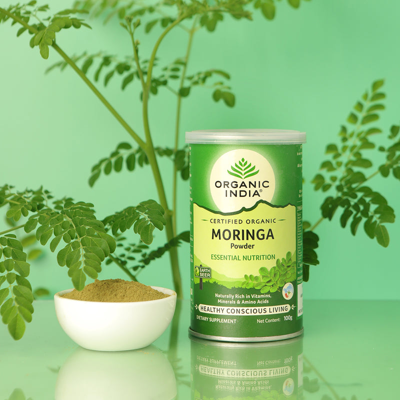 Organic India Moringa Powder | 100 g | Pack of 2