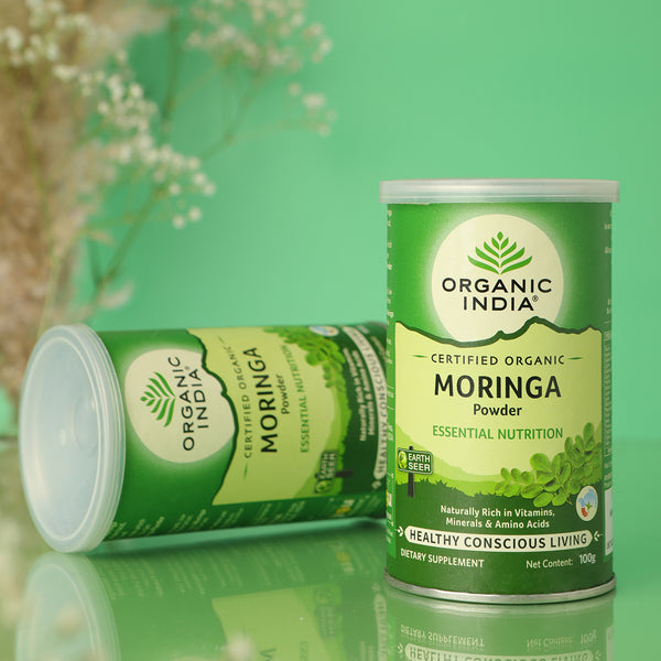 Organic India Moringa Powder | 100 g | Pack of 2