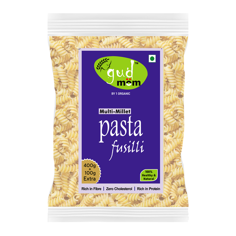 Pasta Fusilli | Multi Millet | Zero Cholesterol | 500 g