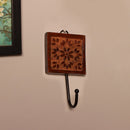 Wooden Wall Hook | Single | Brown | 8 cm