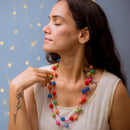 Crochet Beaded Neckpiece | Multicolour