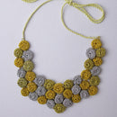 Brass & Cotton Thread Necklace | Gold
