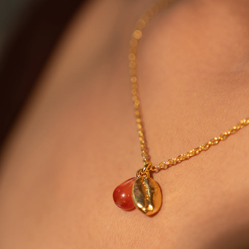 Necklace For Women | Coffee Berry | 22K Gold Plated