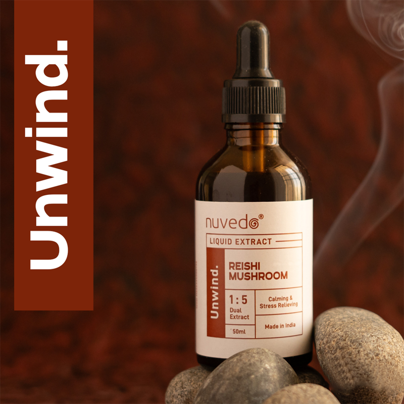 Reishi Mushroom | Liquid Extract | Unwind | Calming & Stress Relieving | 50 ml