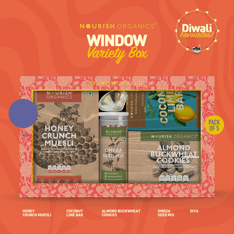 Diwali Gift Hamper | Variety Window Gift Pack | Set of 5