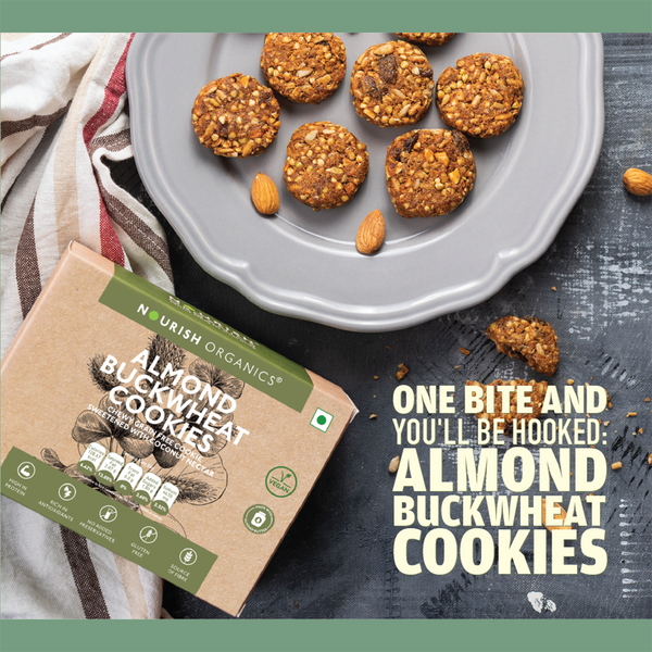 Almond Buckwheat Cookies | Gluten Free | 120 g