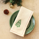 Cotton Table Napkins | Tree Print | Off White