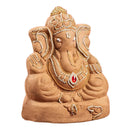 Panchgavya Ganesh Idol | Eco Friendly Ganpati Idol | with Temple Box | Set of 2