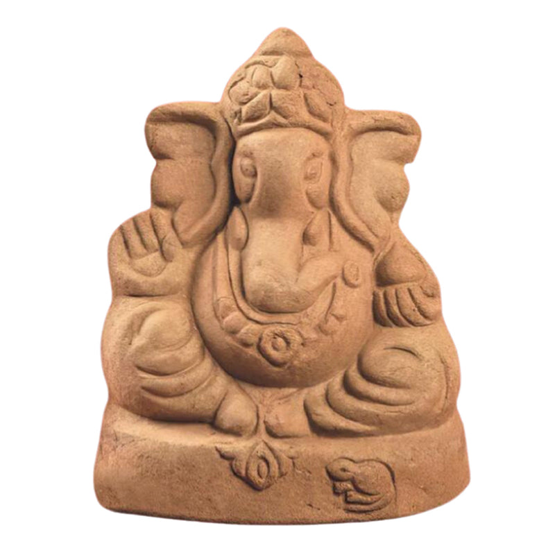 Panchgavya Lord Ganesha Idol | Eco Friendly Ganpati Idol | Brown