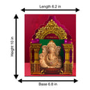 Panchgavya Ganesha Idol For Pooja Room | with Temple Box & Pooja Kits | Set of 4