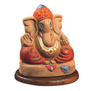 Panchgavya Ganesh Idol | Eco Friendly | with Temple Box & Pooja Kits | Set of 4