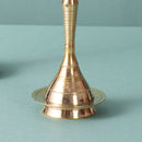 Brass Diya Stand | Golden Finish | Set of 2