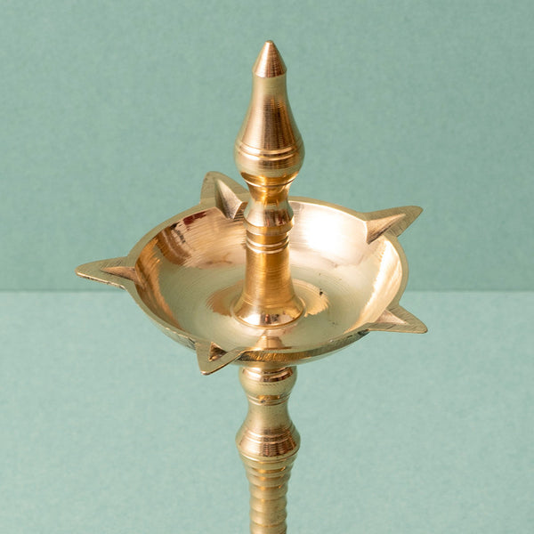 Brass Diya Stand | Golden Finish