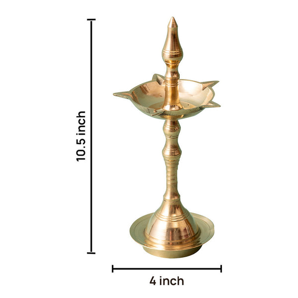 Brass Diya Stand | Golden Finish