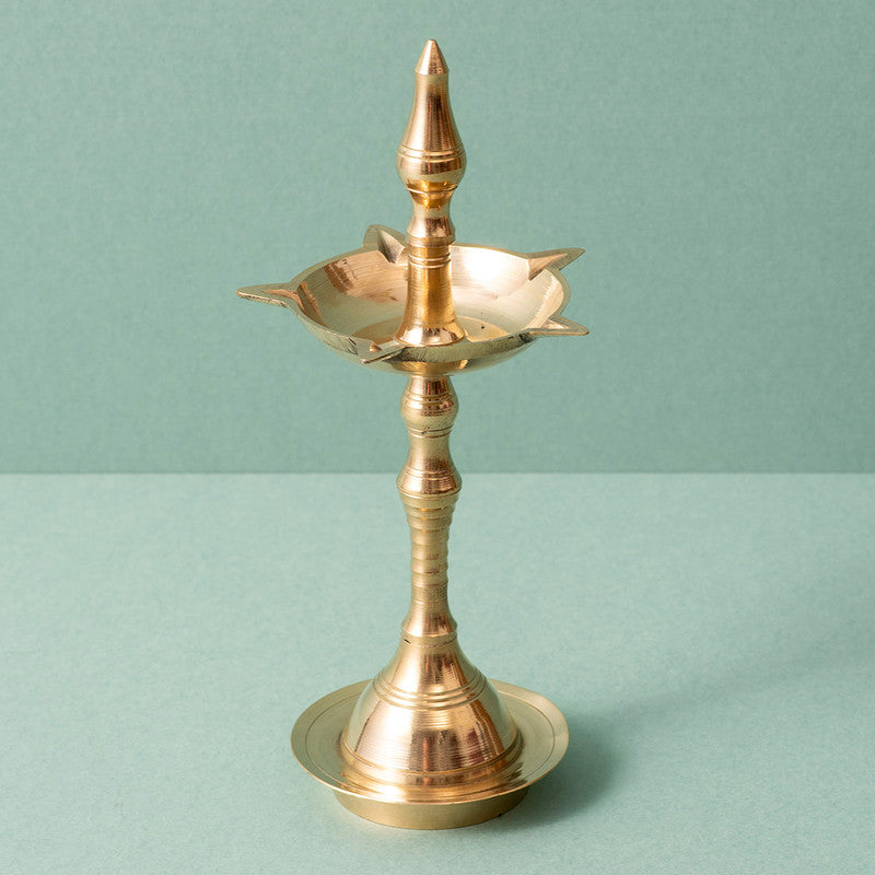 Brass Diya Stand | Golden Finish