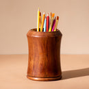 Wooden Spoon Stand | Cutlery Holder | Brown