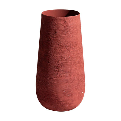 Metallic Vase | Luxurious Windsor Tan | Patina Orange