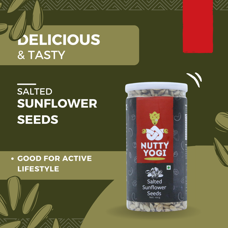 Salted Sunflower Seeds | Boost Immunity | Pack of 2 | 100 g Each