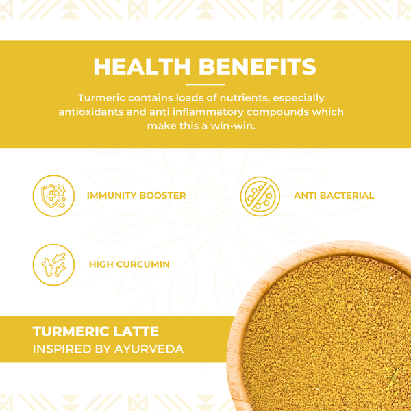 Turmeric Latte | Rich with Antioxidants | Pack of 2 | 125 g Each