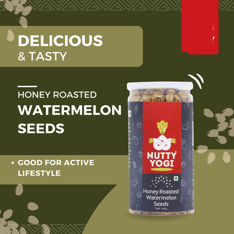Honey Roasted Watermelon Seeds | High Dietary Fiber | 100 g