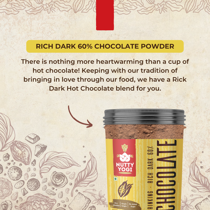 Dark Hot Chocolate | Rich in Calcium | 125 g