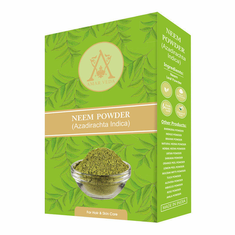 Neem Powder | 100% Organic & Chemical Free | Hair & Skin Care | 100 g.